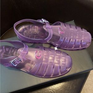 Brand new in box jelly coach sandals.Never worn! Open to offers